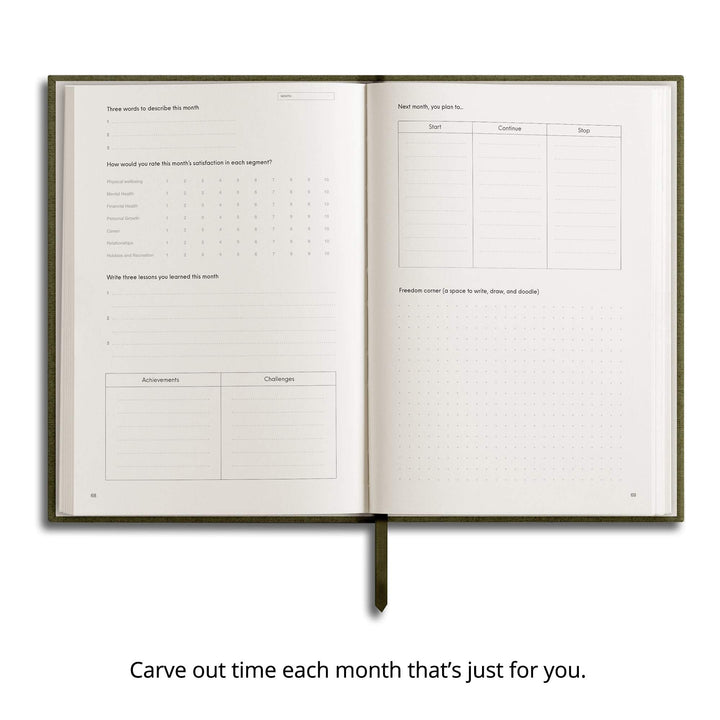 Chai Sunrise Weekly Planner - Rainforest Tree — with packaging