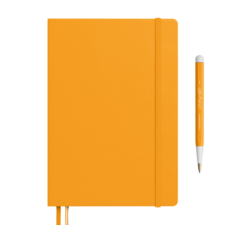 Leuchtturm1917 A5 Medium Hardcover Notebook (Thick, 411 Pages) in Plain / Rising Sun — Leuchtturm1917 notebook — quality writing journal with premium paper, at Cityluxe Singapore stationery store