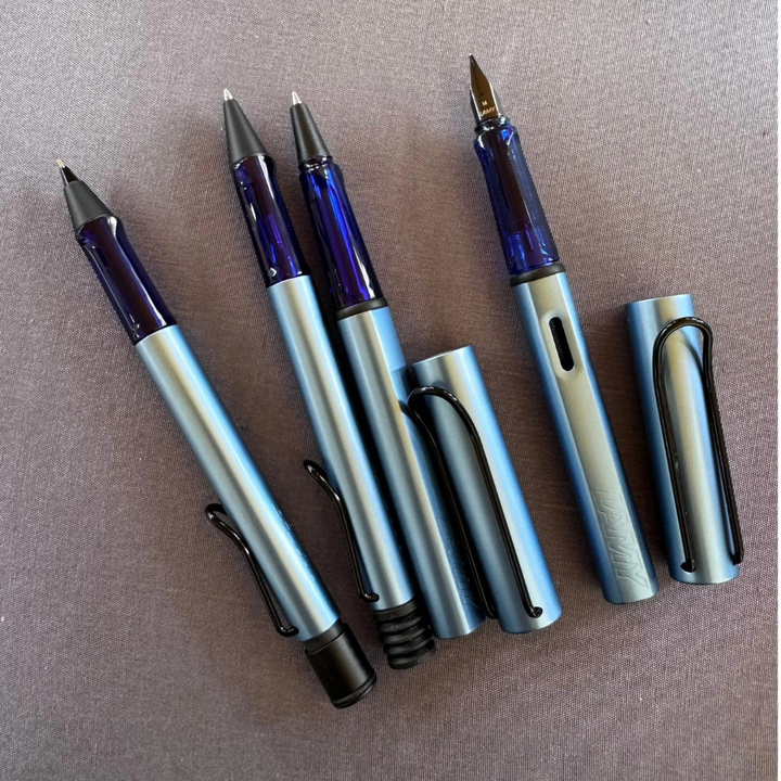 LAMY AL-Star Rollerball Pen - Aquatic — flat lay