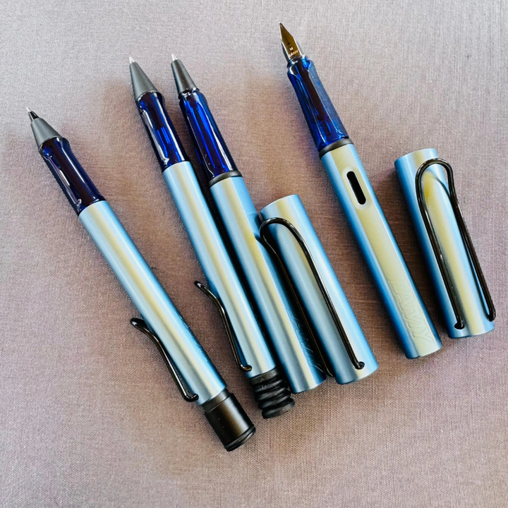 LAMY AL-Star Rollerball Pen - Aquatic — flat lay