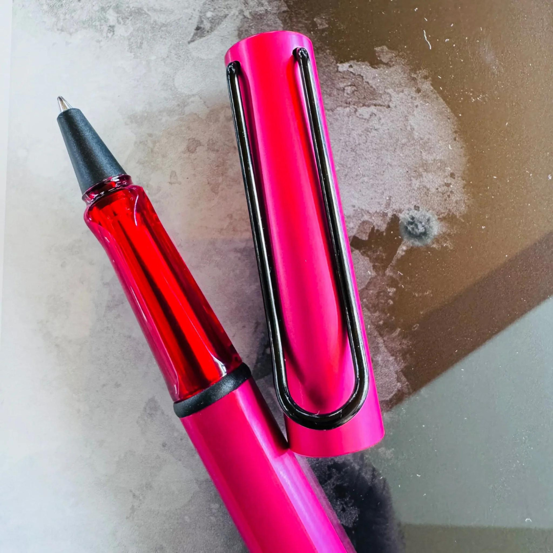 LAMY AL-Star Rollerball Pen in Fiery — Lamy rollerball pen — fluid gel ink writing instrument, at Cityluxe Singapore