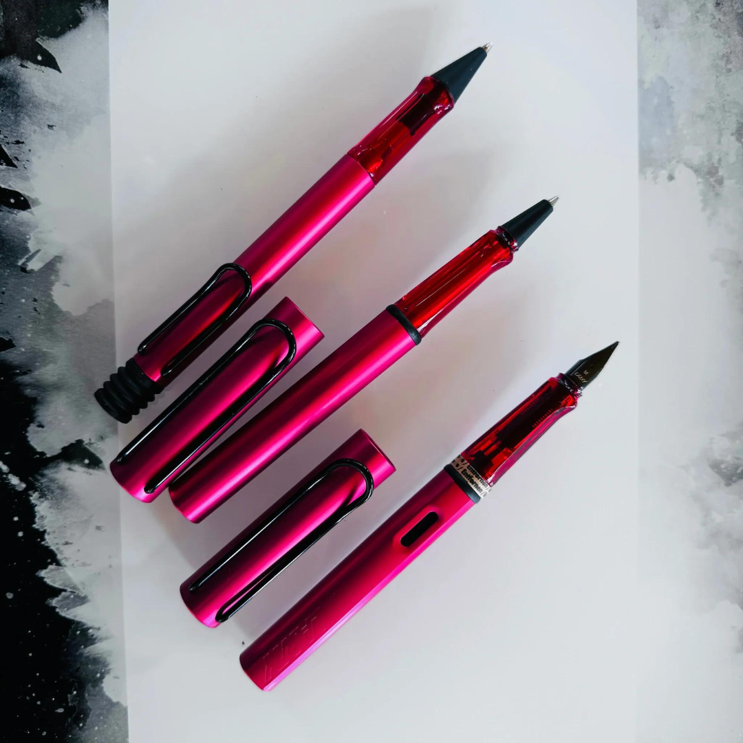 LAMY AL-Star Rollerball Pen in Fiery — Lamy rollerball pen — fluid gel ink writing instrument, at Cityluxe Singapore