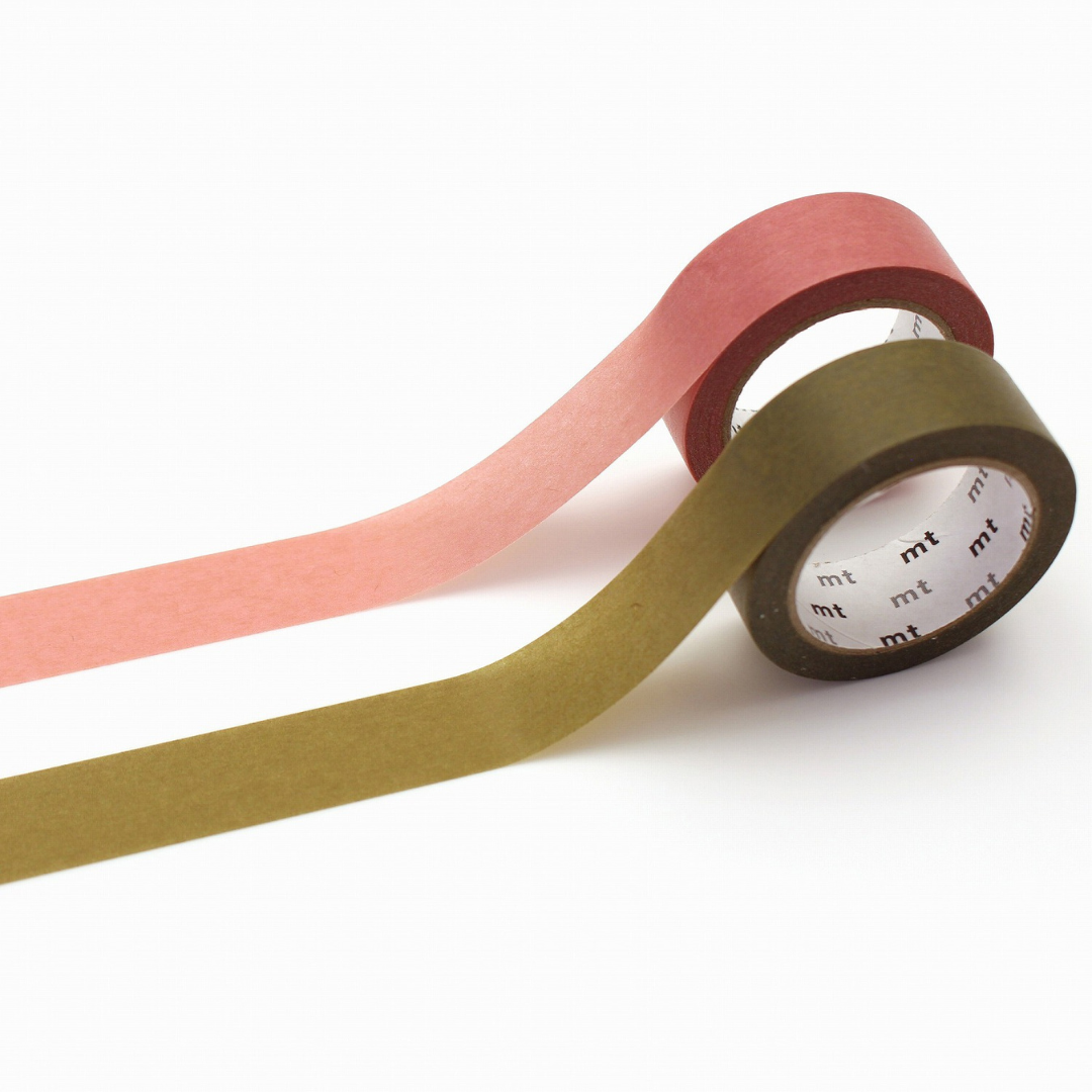 MT Upcycle Tape - Rose Pink x Warbler — roll front