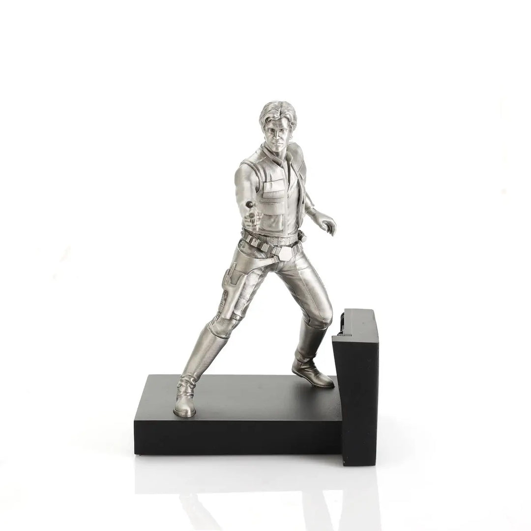 Royal Selangor Starwars Figurine - Han Solo Endor — front view