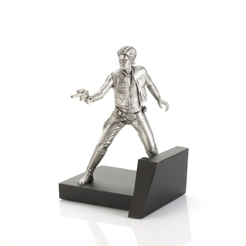 Royal Selangor Starwars Figurine - Han Solo Endor — side view
