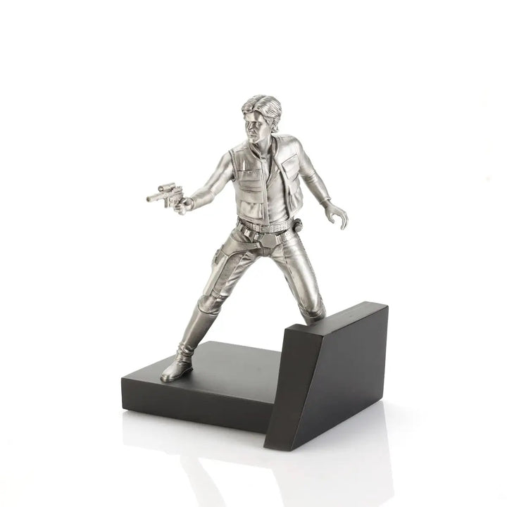 Royal Selangor Starwars Figurine - Han Solo Endor — side view