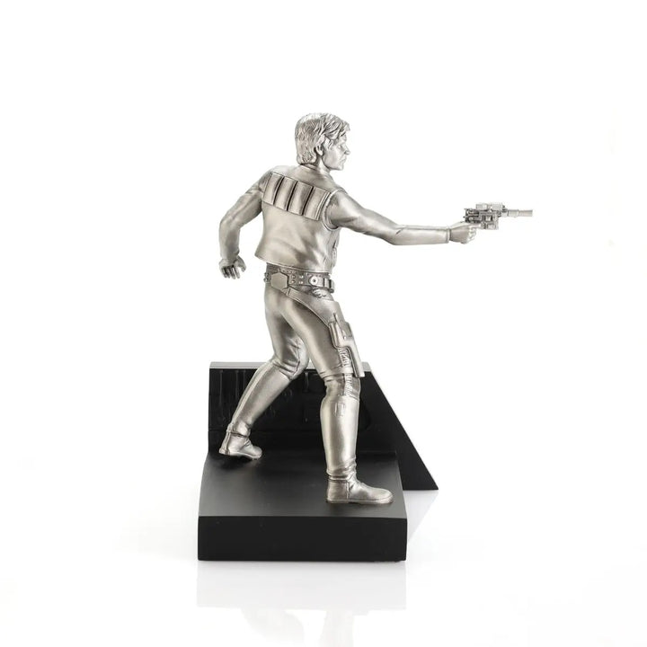 Royal Selangor Starwars Figurine - Han Solo Endor — in use
