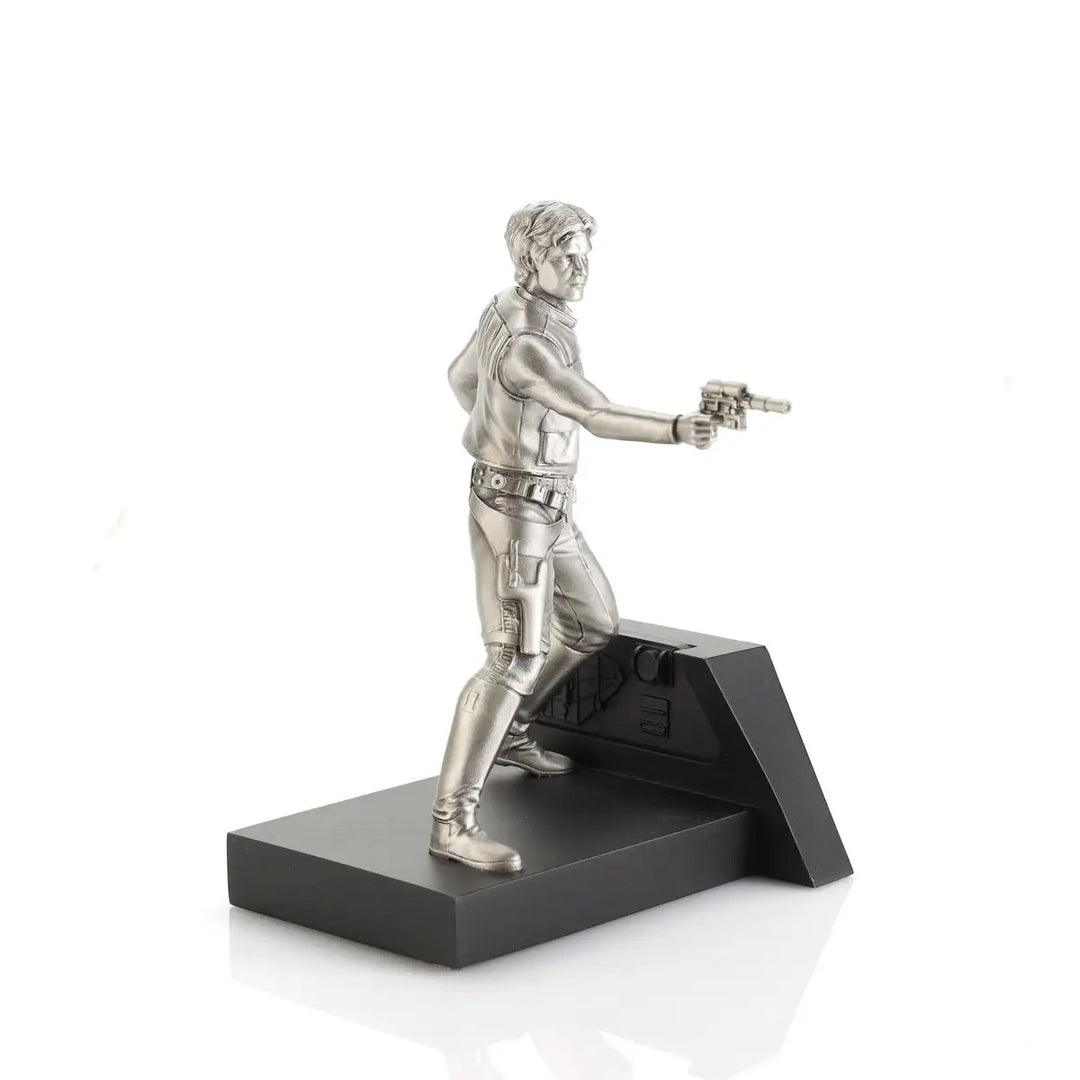Royal Selangor Starwars Figurine - Han Solo Endor — angle view