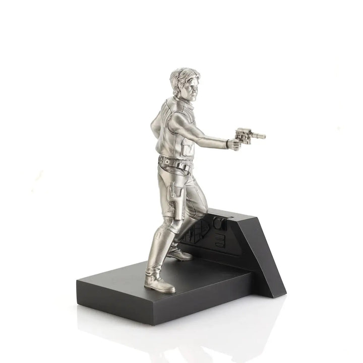 Royal Selangor Starwars Figurine - Han Solo Endor — angle view