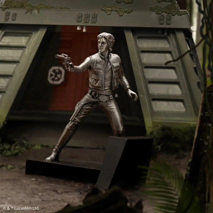 Royal Selangor Starwars Figurine - Han Solo Endor — flat lay