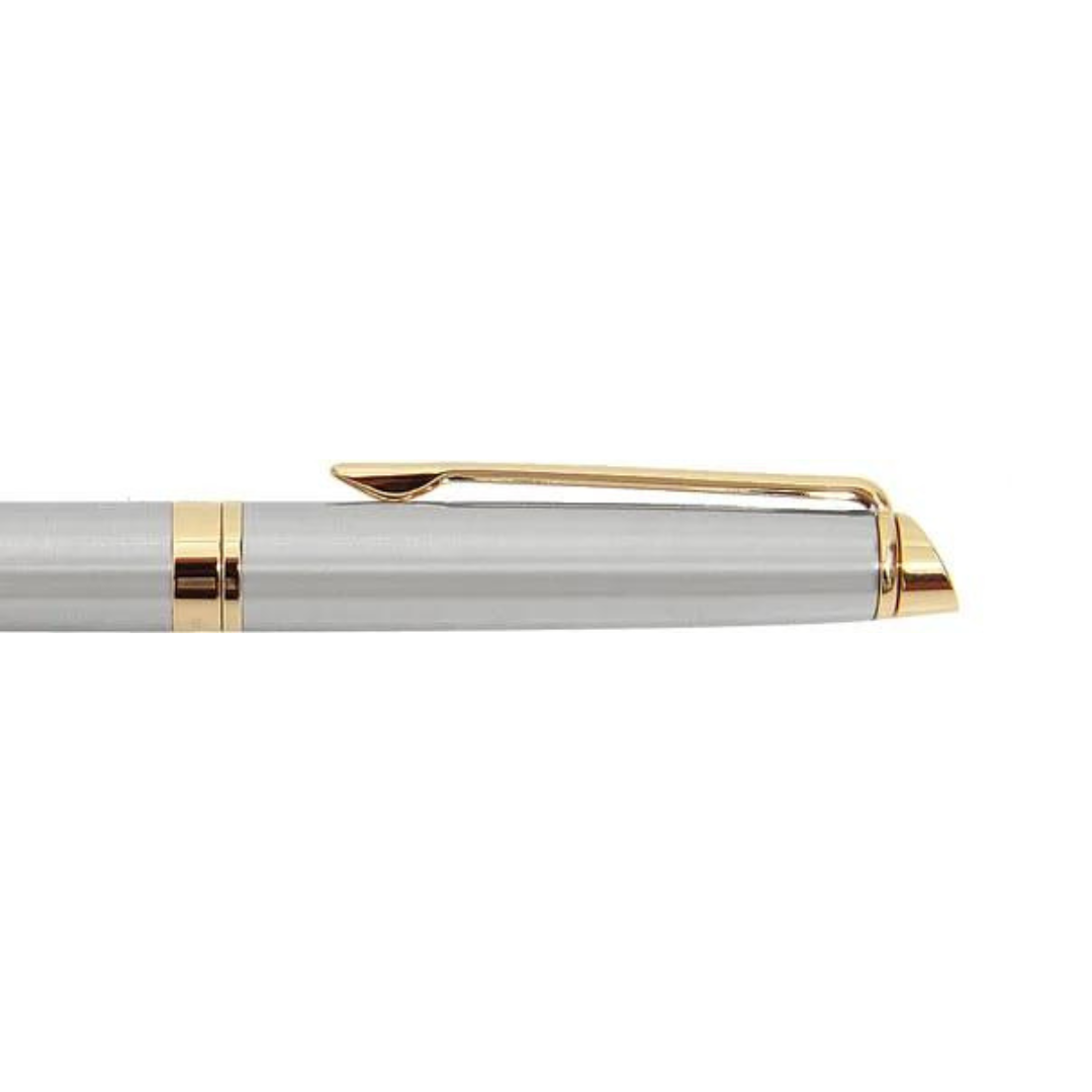 Waterman Hemisphere Stainless Steel GT Fountain Pen — with packaging