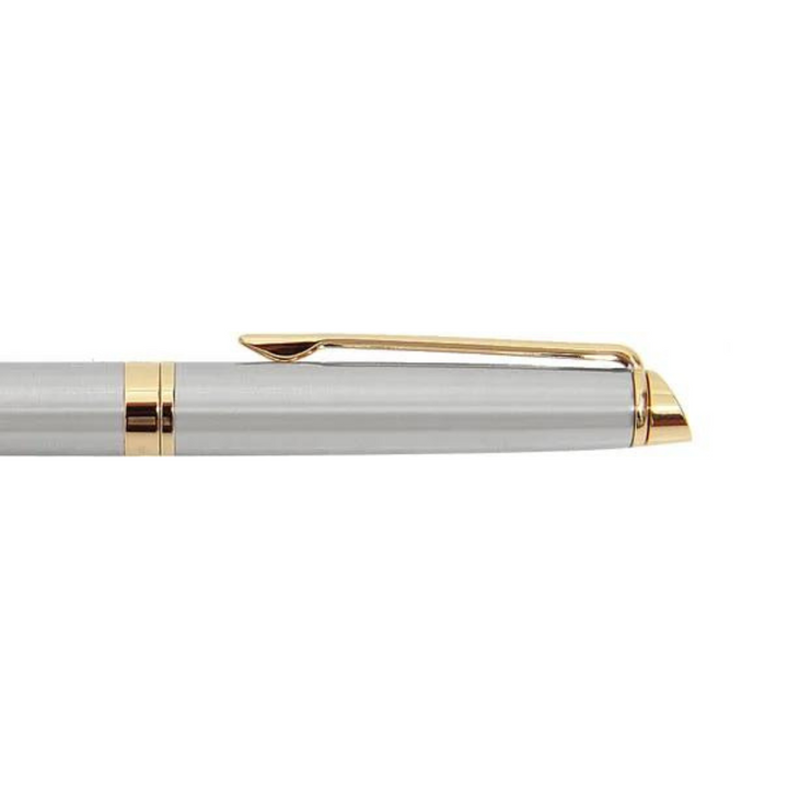 Waterman Hemisphere Stainless Steel GT Fountain Pen — with packaging