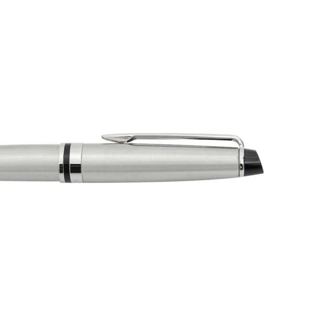 Waterman Expert3 Stainless Steel CT Rollerball Pen — writing at an angle