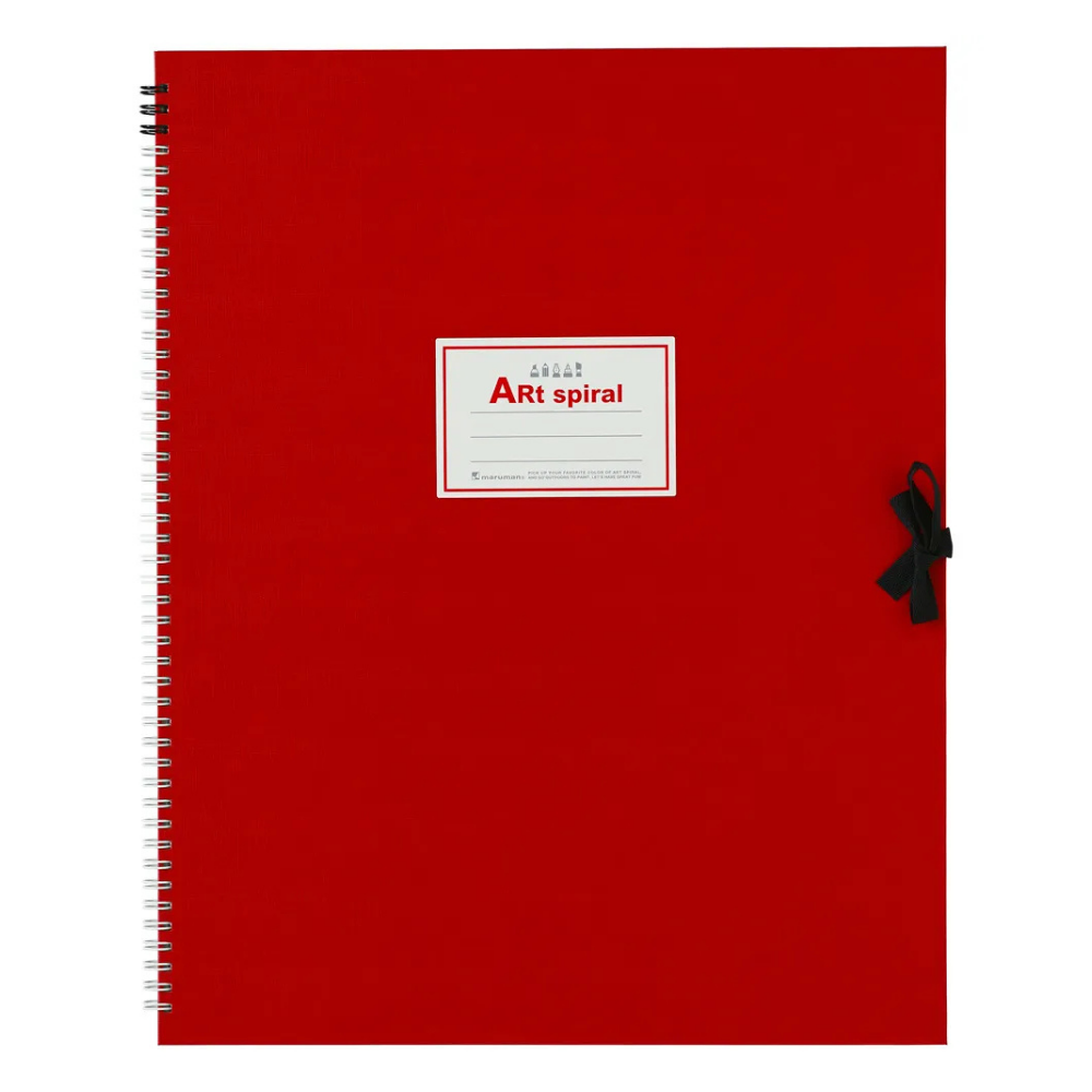 Maruman F6 Sketchbook Art Spiral - Red