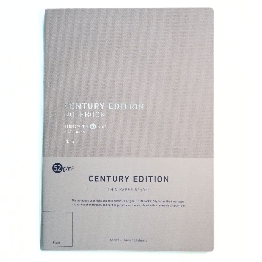 KOKUYO Thin Paper Notebook (A5) Century Edition - Plain — front cover
