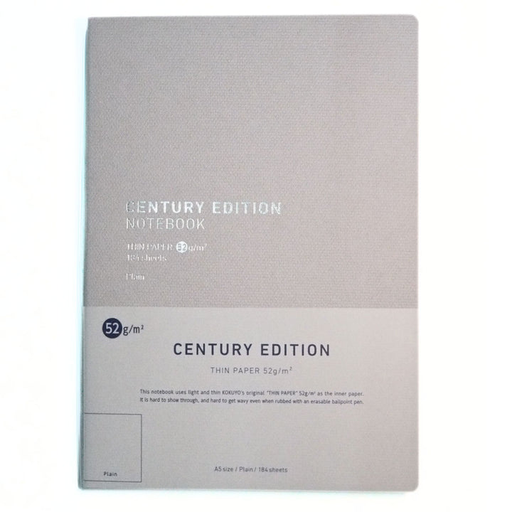KOKUYO Thin Paper Notebook (A5) Century Edition - Plain — front cover