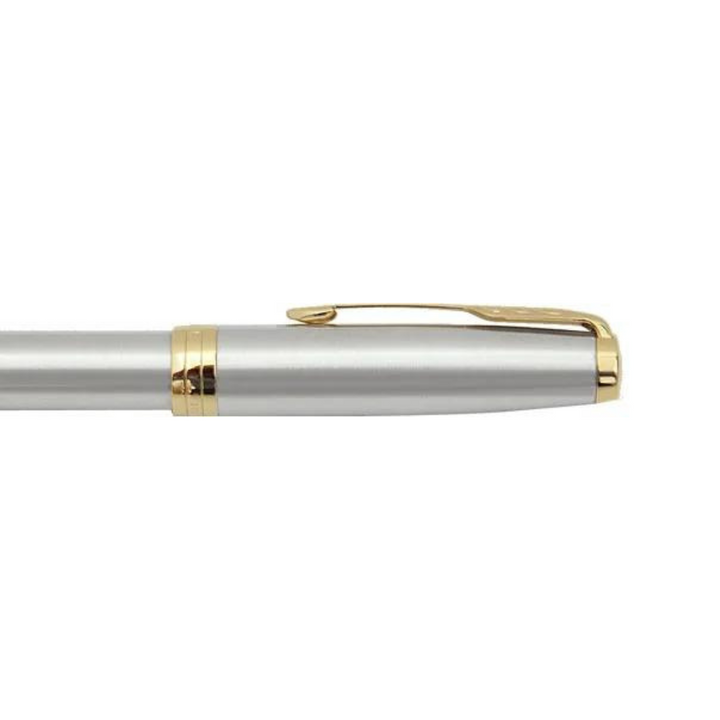 Parker Sonnet Stainless Steel GT Ballpoint Pen — Parker ballpoint pen — reliable smooth-writing everyday pen, at Cityluxe Singapore