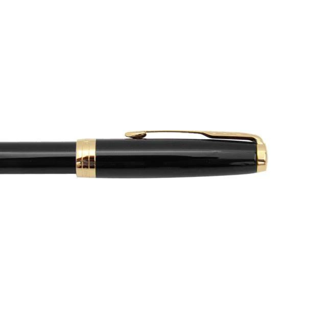 Parker Sonnet Matte Black GT Ballpoint Pen — Parker ballpoint pen — reliable smooth-writing everyday pen, at Cityluxe Singapore