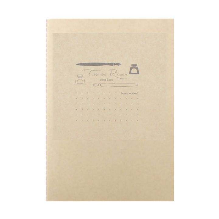 Sanzen Tomoe River FP A5 Stitch Notebook - Dotted (64 pages) — front cover