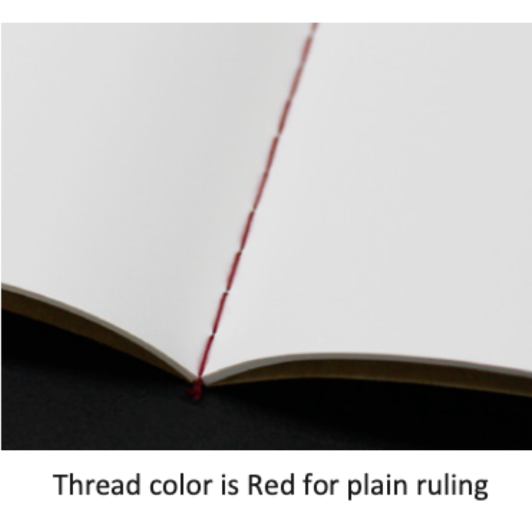 Sanzen Tomoe River FP A5 Stitch Notebook - Plain (64 pages) — ruling detail