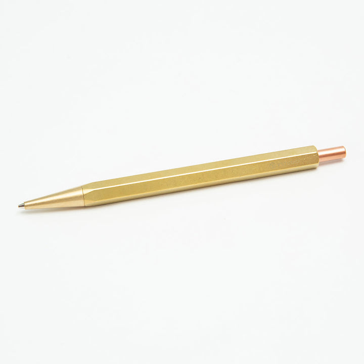 Ystudio Classic Revolve - Mechanical Pencil Lite - Brass — with packaging