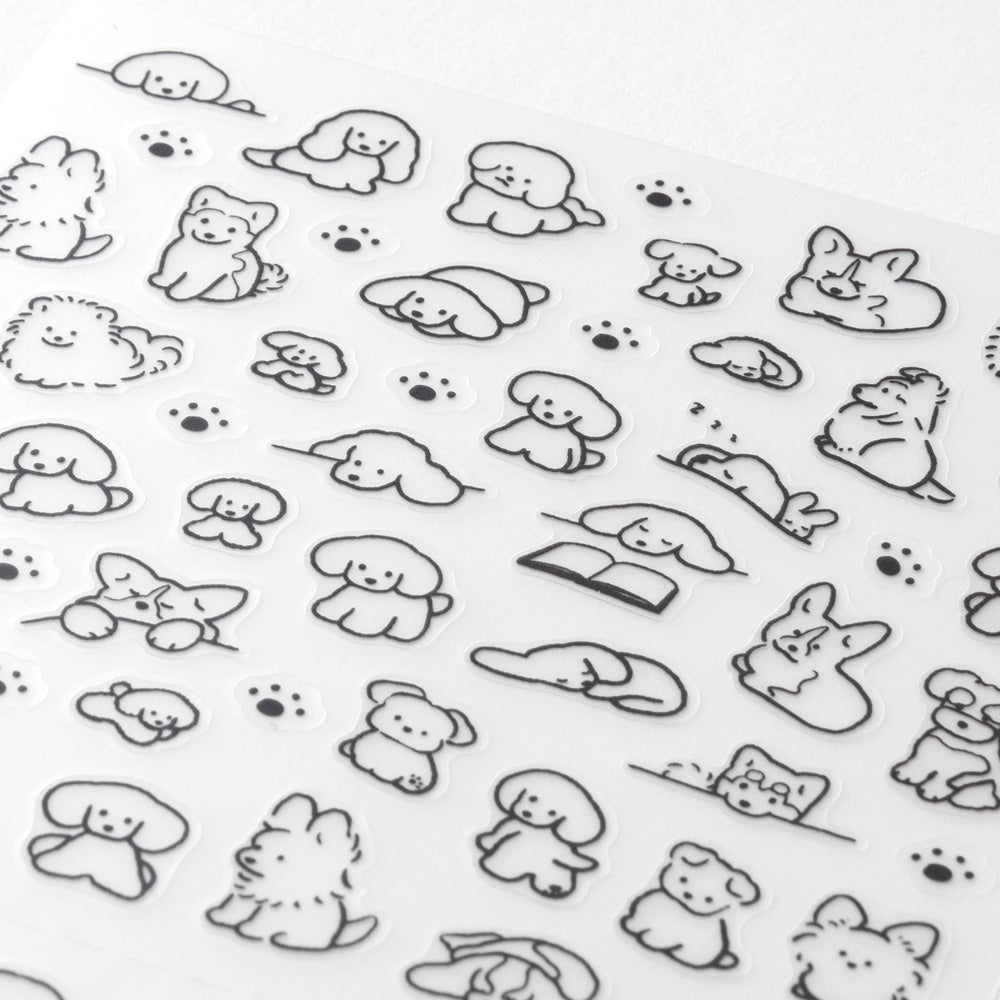 Midori Sticker [S] (1 Sheet) - Dog — detail view