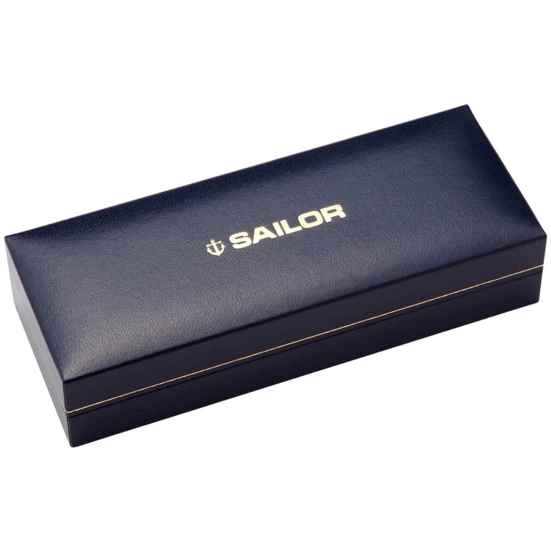 Sailor 1911S 14k Nib Fountain Pen - Black with Gold Accent [Pre-Order] — flat lay