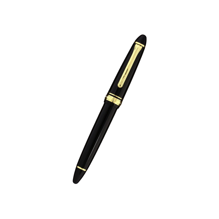 Sailor 1911S 14k Nib Fountain Pen - Black with Gold Accent [Pre-Order] — nib close-up