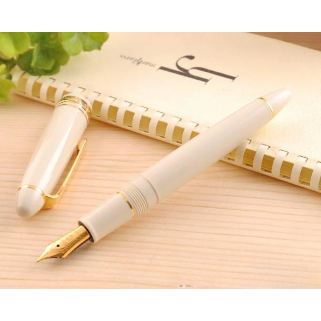 Sailor 1911S 14k Nib Fountain Pen - Ivory with Gold Accent [Pre-Order] — with packaging