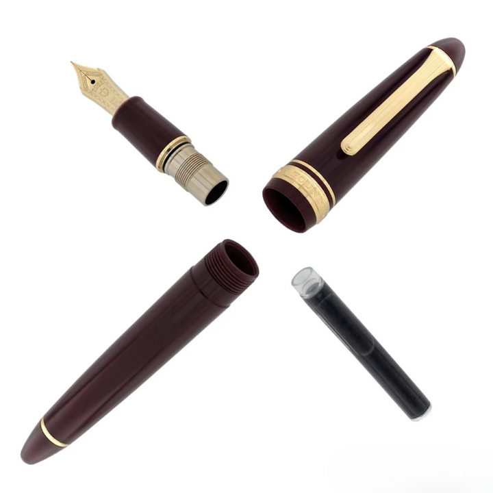 Sailor 1911S 14k Nib Fountain Pen - Maroon with Gold Accent [Pre-Order] — engraving example