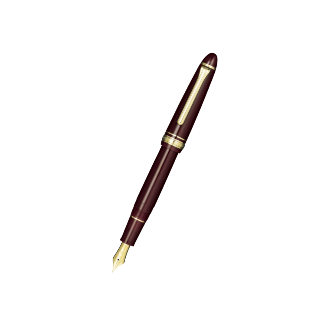 Sailor 1911S 14k Nib Fountain Pen - Maroon with Gold Accent [Pre-Order] — capped
