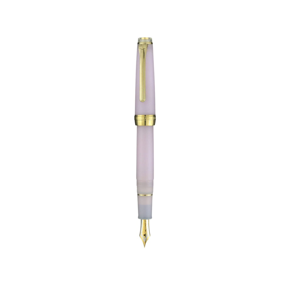 Sailor Shikiori 21k Nib Fountain Pen - Sound of Rainfall, Winter Rain [Pre-Order] — uncapped with cap posted