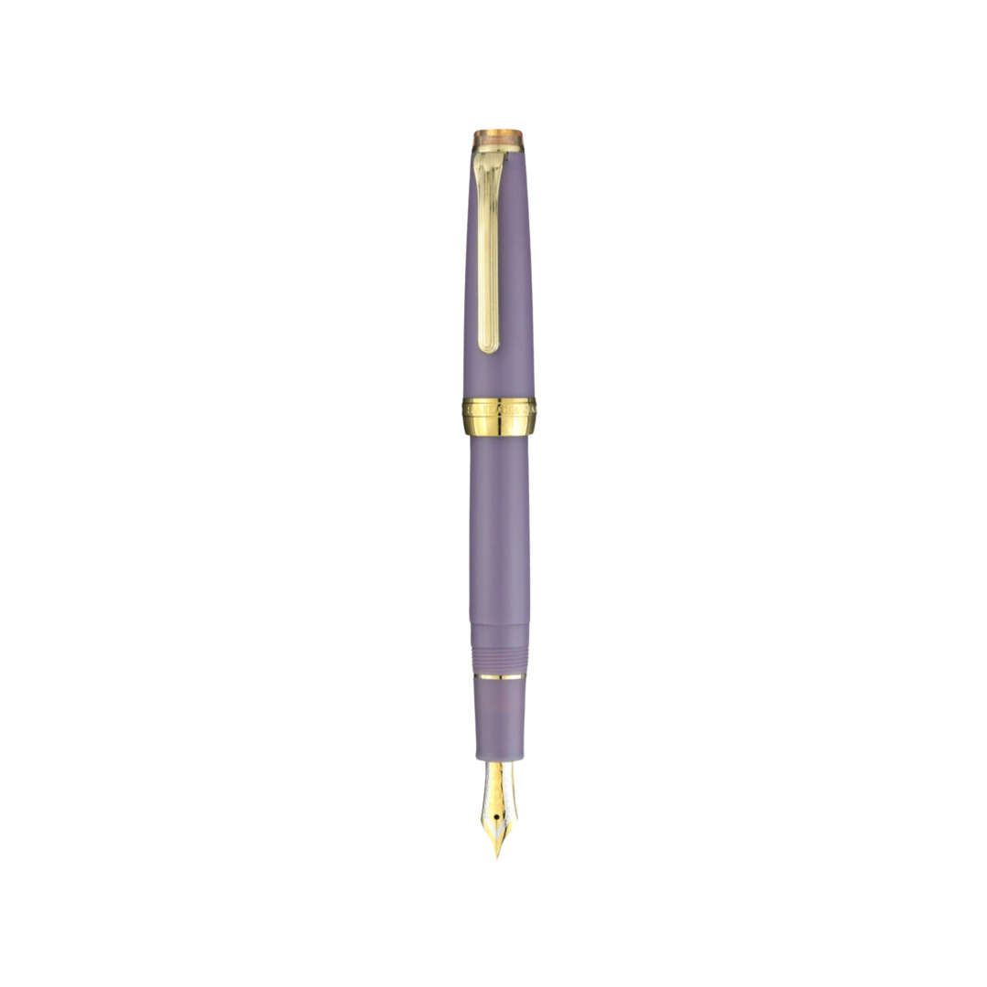 Sailor Shikiori 21k Nib Fountain Pen - Sound of Rainfall, Drizzle [Pre-Order] — uncapped with cap posted