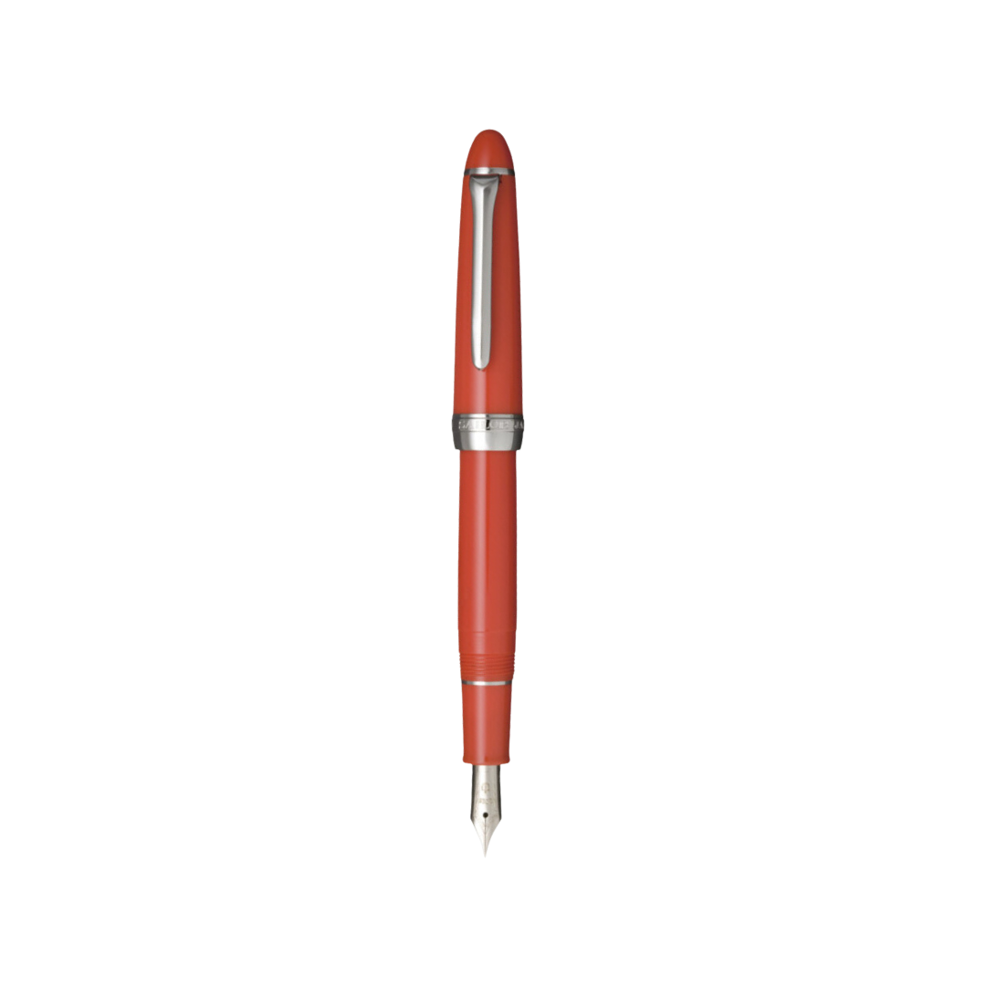 Sailor Shikiori Steel Nib Fountain Pen - Autumn Akanezora [Pre-Order] — uncapped with cap posted