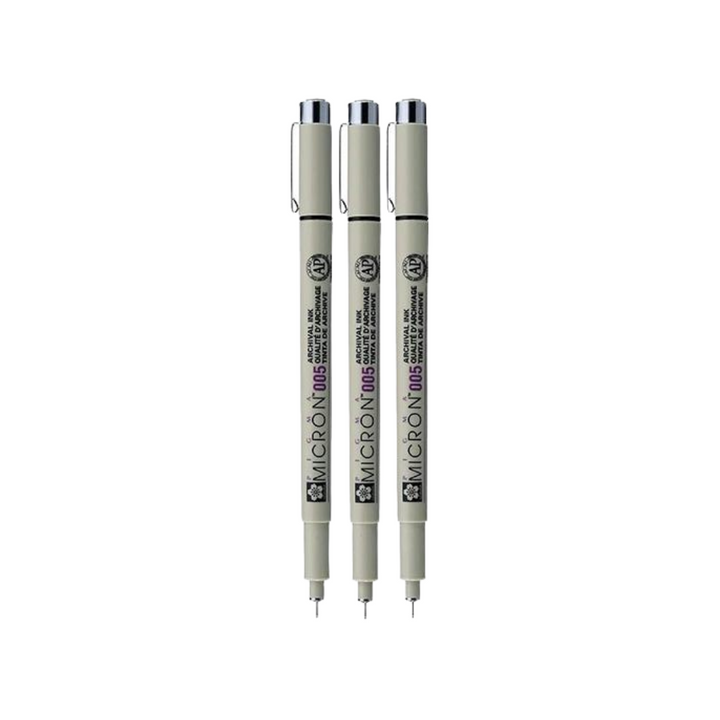 Sakura Pigma Mircon 0.2mm Black — front view