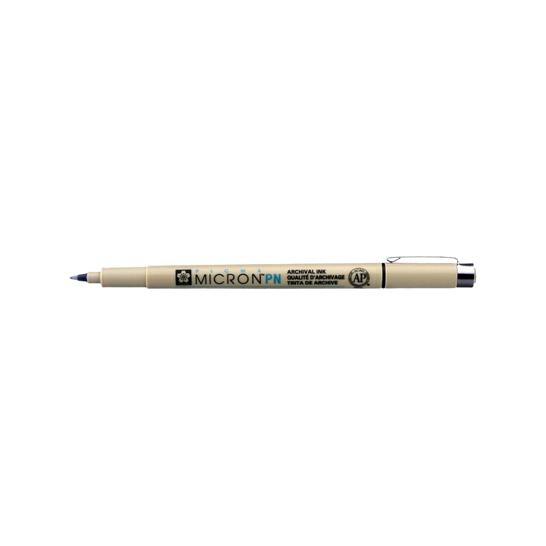 Sakura Pigma Micron PN Pen, 0.4-0.5 mm Line Width - Black — with packaging