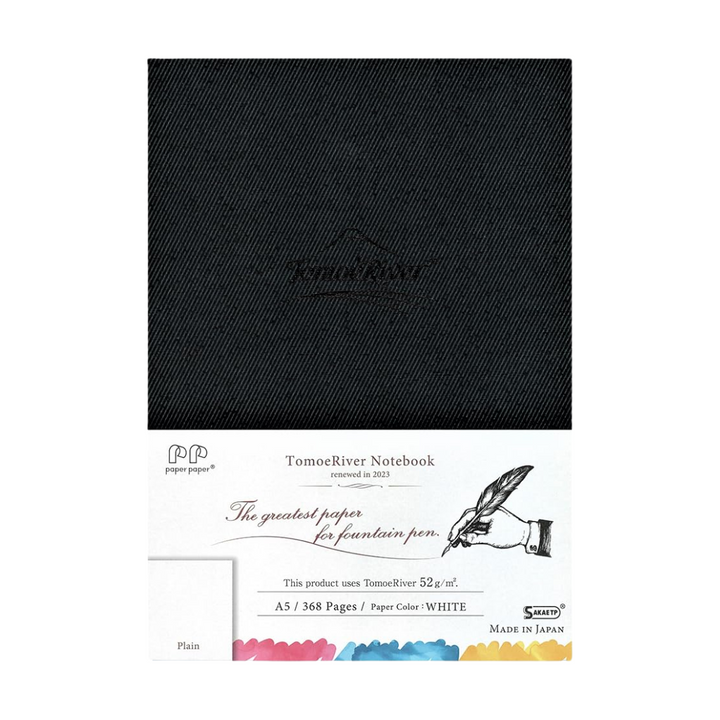 Sanzen Tomoe River FP A5 Hardcover Notebook - Plain (368 pages) — front cover