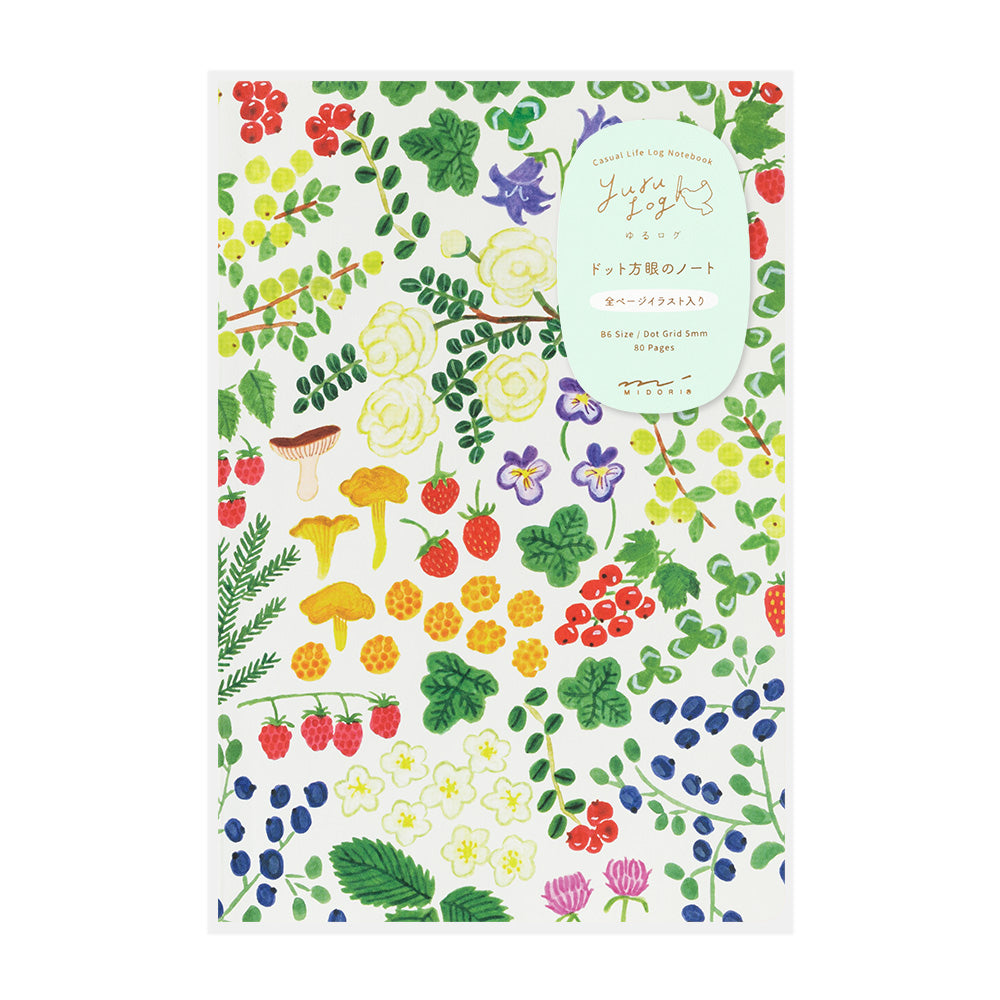 Midori Yuru Log Notebook [B6] - Scandinavia — front cover