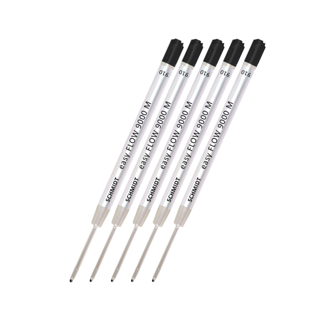 Schmidt EasyFlow 9000 Hybrid Ballpoint Pen Refill - Black | Medium — tip detail