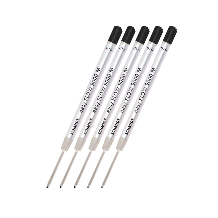 Schmidt EasyFlow 9000 Hybrid Ballpoint Pen Refill - Black | Medium — tip detail