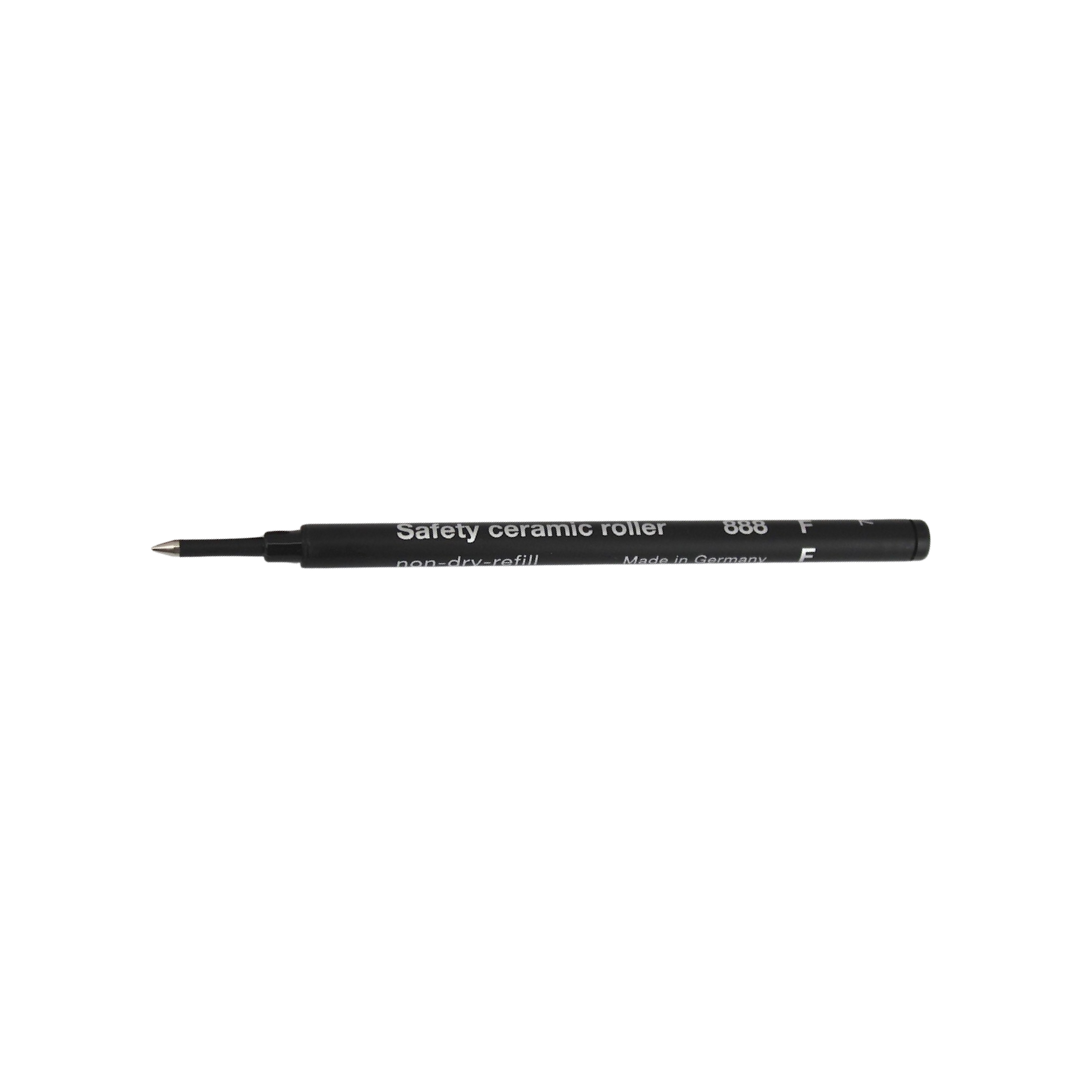 Schmidt Safety Ceramic Rollerball Refill 888 - Black | Fine — tip detail