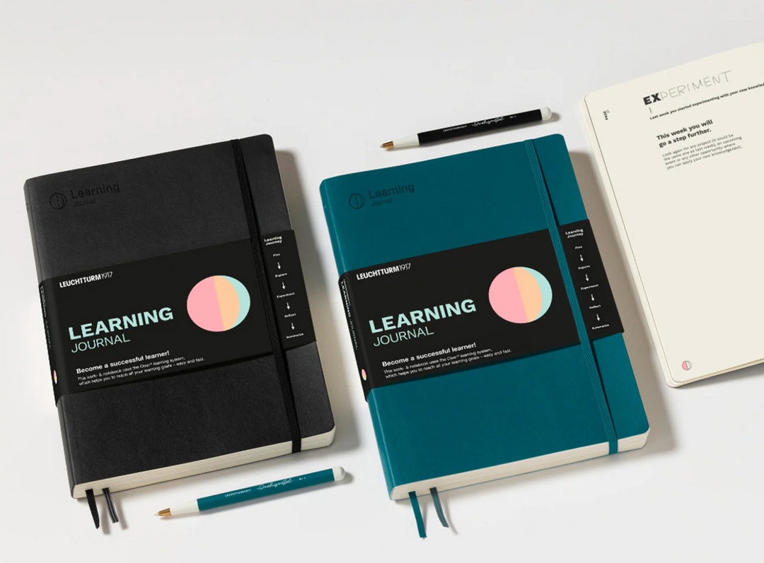 Leuchtturm1917 B5 Composition Softcover Learning Journal - Pacific Green — spine view