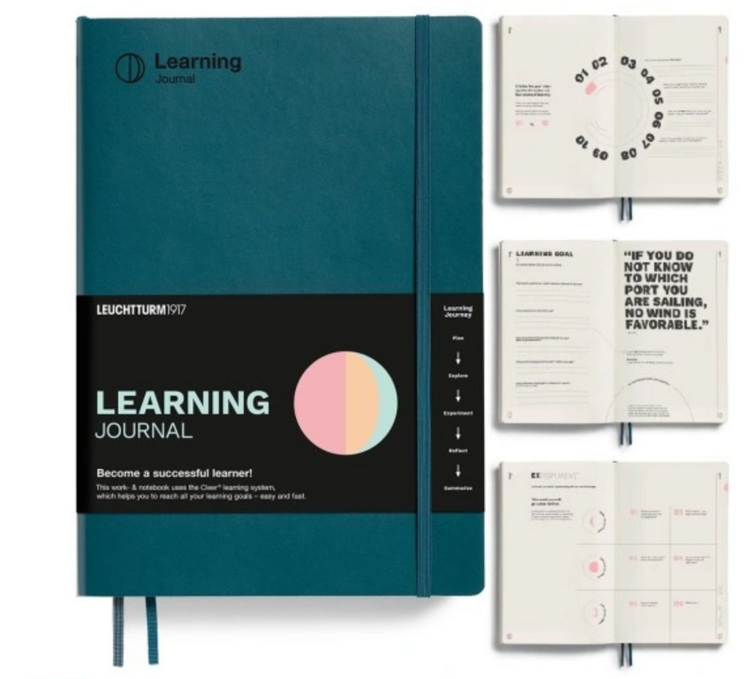 Leuchtturm1917 B5 Composition Softcover Learning Journal - Pacific Green — back cover