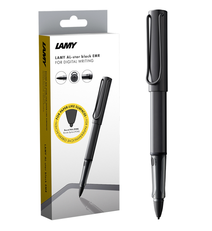 Lamy AL-Star EMR Black for Digital Writing (POM) — front view