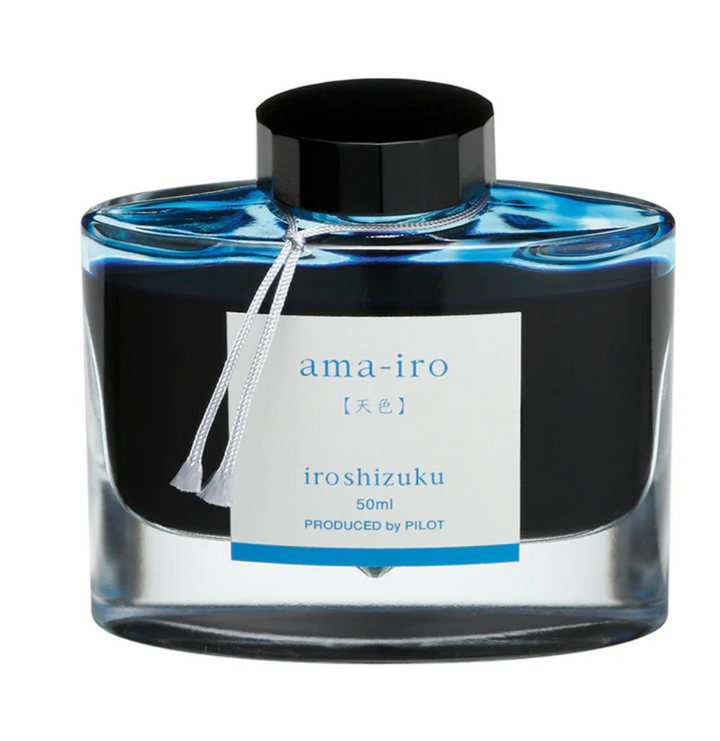 Pilot Explorer Fountain Pen Clear (Medium Nib) + Converter + Iroshizuku Ink 50ml Gift Set — with packaging