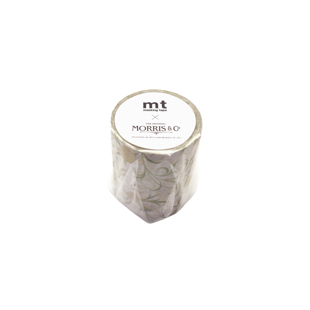 MT × Morris ＆ Co. Washi Tape - Scroll and Flower — pattern detail