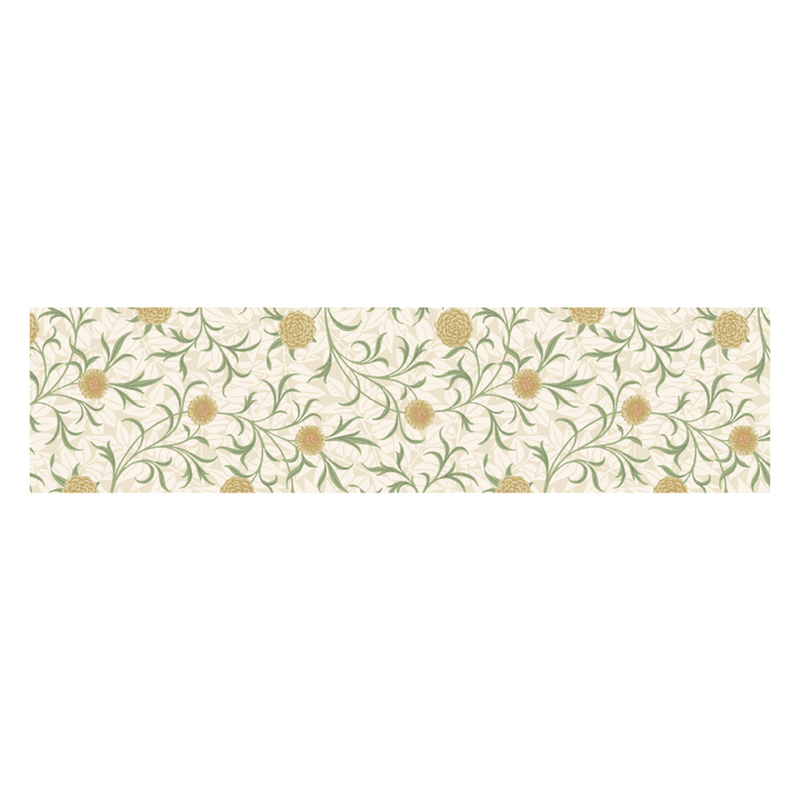 MT × Morris ＆ Co. Washi Tape - Scroll and Flower — applied on surface