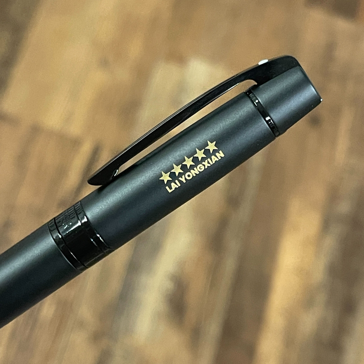 Sheaffer 300 E9343 Matte Black With Black Trims Ballpoint Pen (WW30) — Sheaffer ballpoint pen — reliable smooth-writing everyday pen, at Cityluxe Singapore