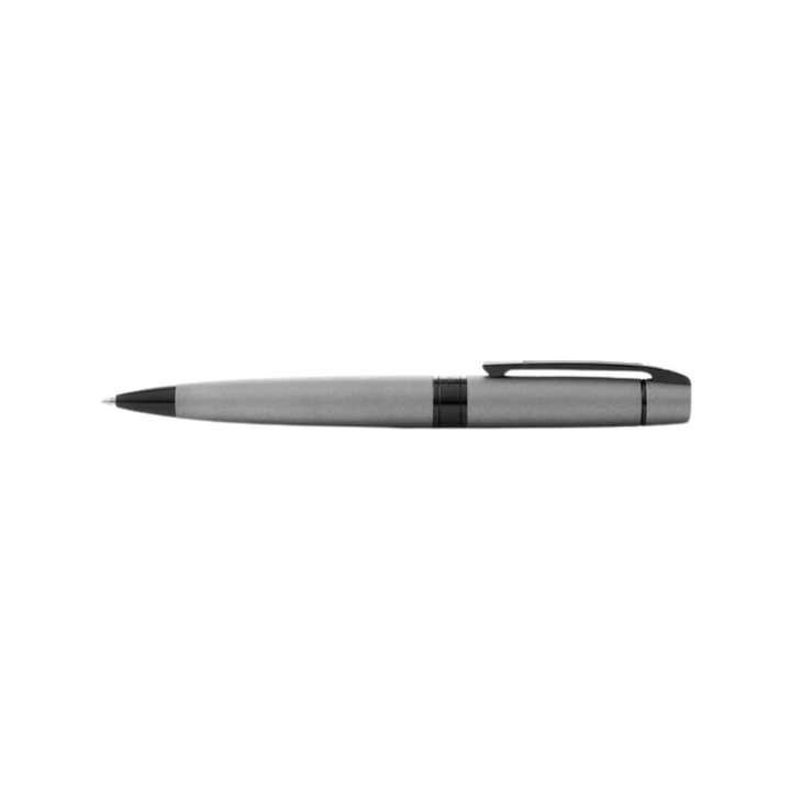 Sheaffer 300 E9345 Matte Gray With Black Trims Ballpoint Pen (WW30) — Sheaffer ballpoint pen — reliable smooth-writing everyday pen, at Cityluxe Singapore