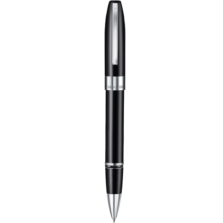 Sheaffer Legacy 9064 Glossy Black Rollerball Pen with Chrome-Plated Trims — with packaging